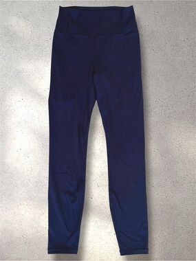 Women's Medium Navy Blue Inspire Collection by Calia High-Rise 7/8 Leggings NWOT